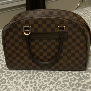 Louis Vuitton Brown Checkered Clutch